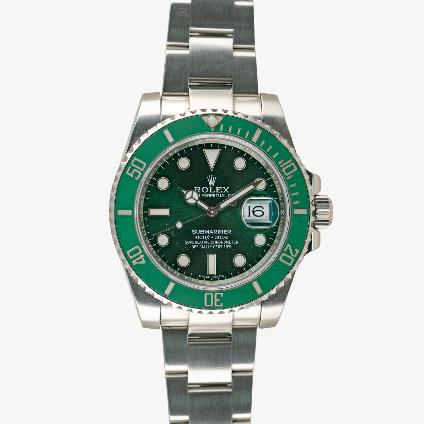 Rolex Submariner Date 116610LV Green Dial "Hulk" 40mm