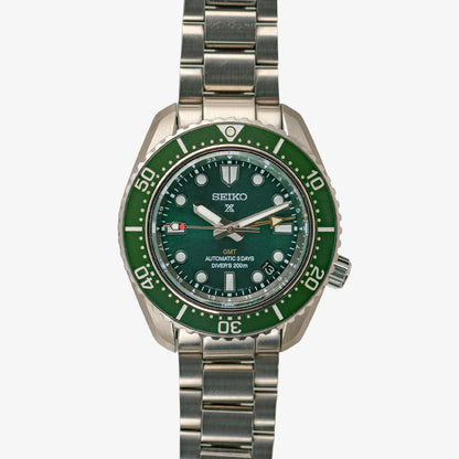 Seiko Prospex GMT SPB381J1 Diver 200M Green Dial 42mm