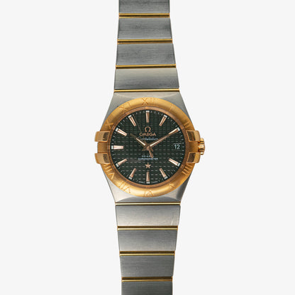 Omega Constellation Co-Axial 35 Two-Tone Black Dial 35mm