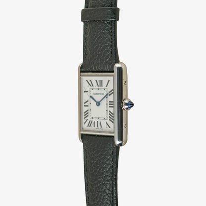 Cartier Tank Must Large Quartz Silver Dial 25.5mm