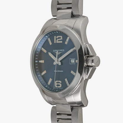 Longines Conquest Quartz Date Blue Dial 41mm