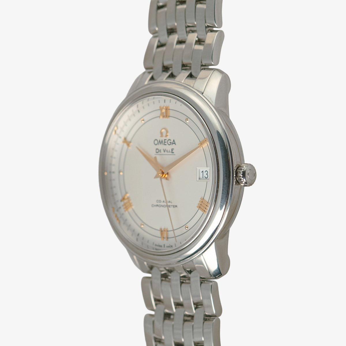Omega De Ville Prestige Co-Axial Silver Dial 39.5mm