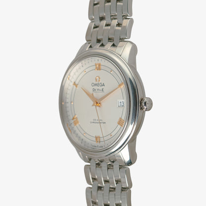Omega De Ville Prestige Co-Axial Silver Dial 39.5mm