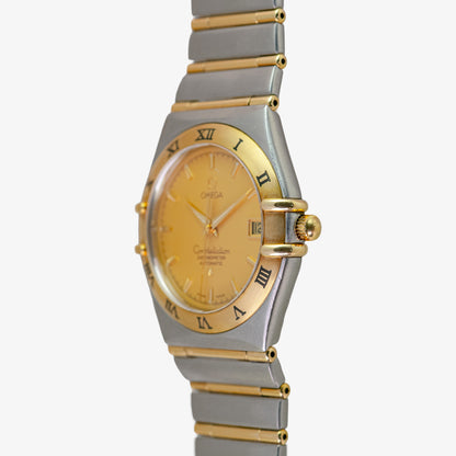 Omega Constellation Manhattan Two-Tone Champagne Dial 35.5mm