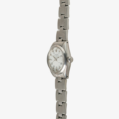 Rolex Oyster Perpetual Date 6916 White Roman Dial 26mm