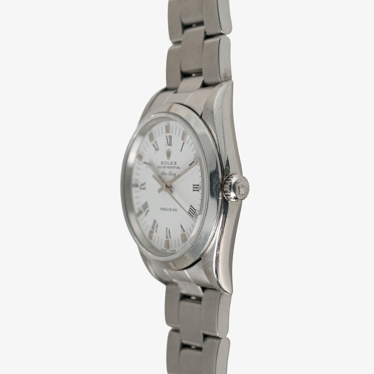 Rolex Air-King Precision 1400 White Roman Dial 34mm