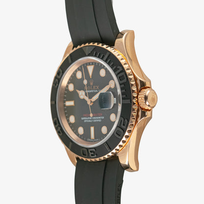 Rolex Yacht-Master 40 Everose Gold Black Dial 40mm