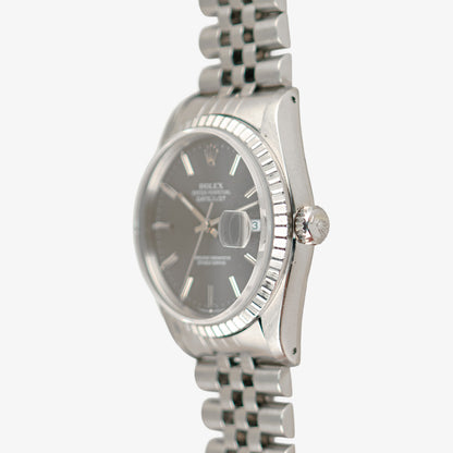Rolex Datejust Jubilee 16220 Grey Dial 36mm