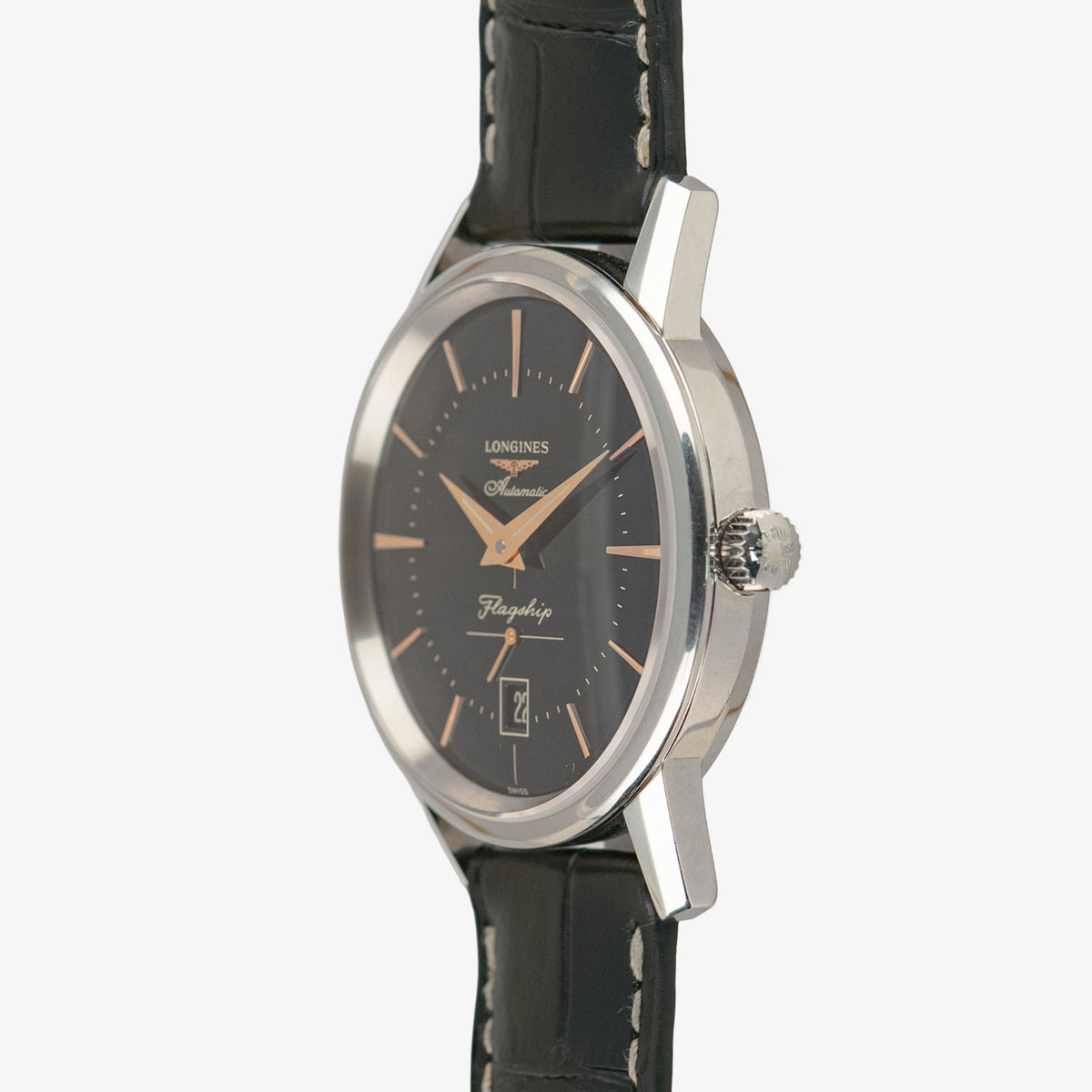 Longines Flagship Heritage Automatic Black Dial 38.5mm