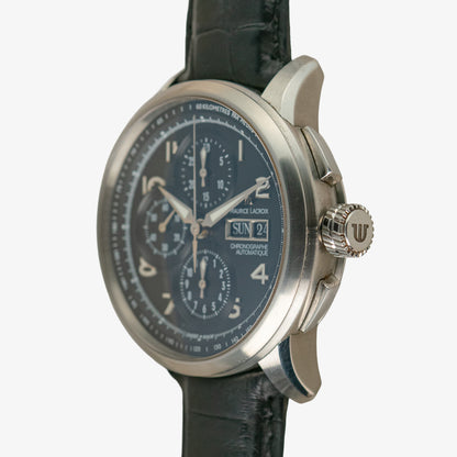 Maurice Lacroix Masterpiece Chronograph Black Dial 40mm