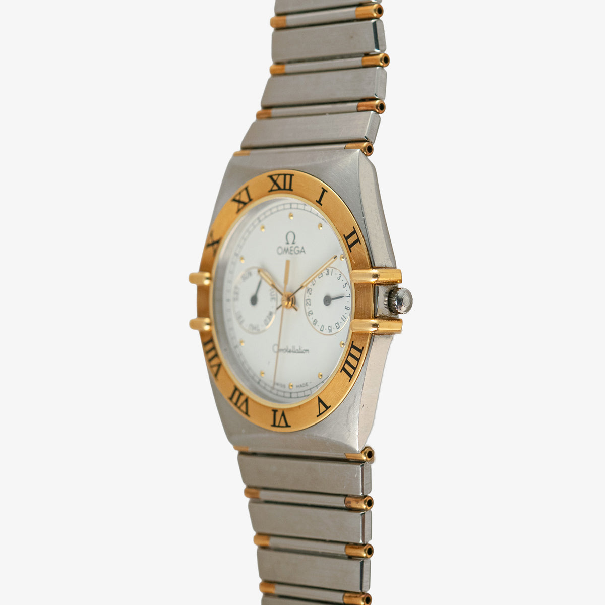 Omega Constellation Manhattan Day-Date Two-Tone Quartz 33mm