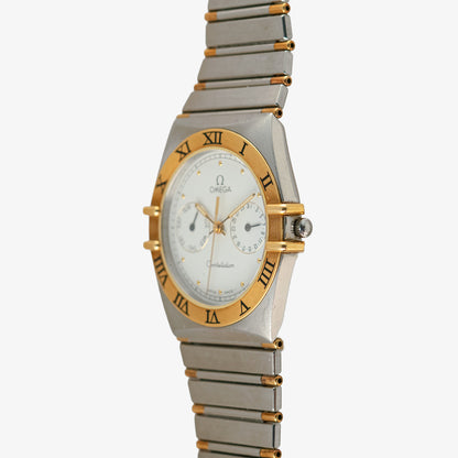 Omega Constellation Manhattan Day-Date Two-Tone Quartz 33mm