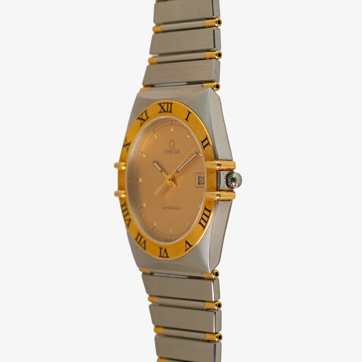 Omega Constellation Manhattan Two-Tone Champagne Dial 33mm