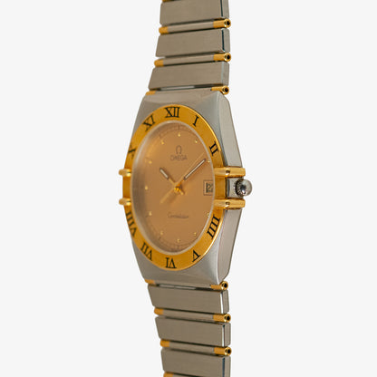 Omega Constellation Manhattan Two-Tone Champagne Dial 33mm