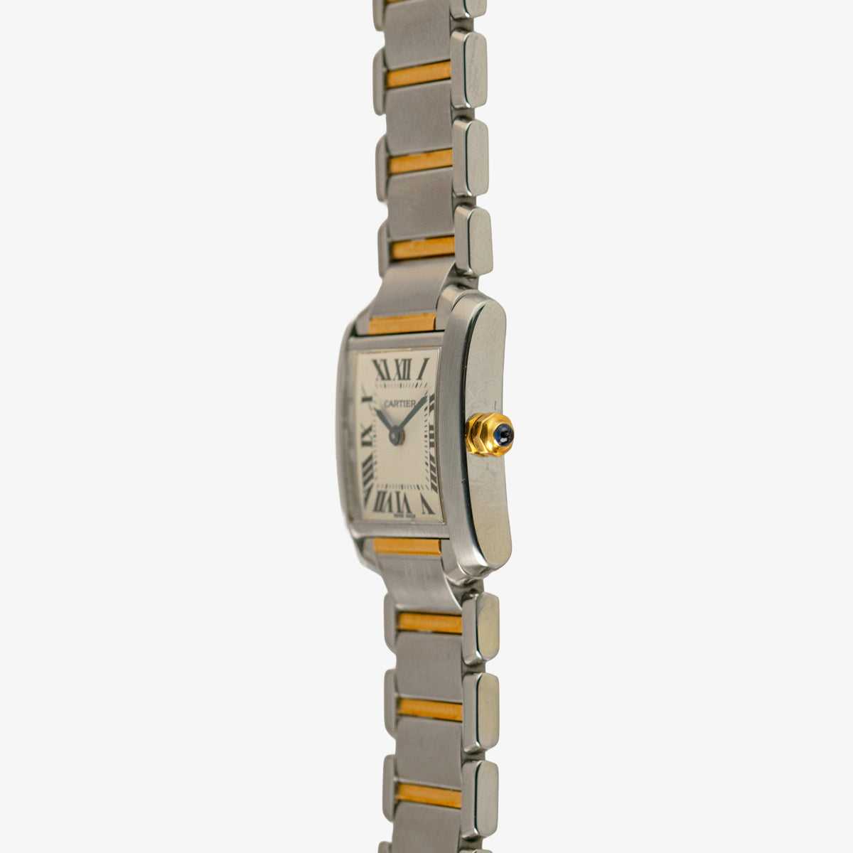 Cartier Tank Française Small Two-Tone Silver Dial 20mm