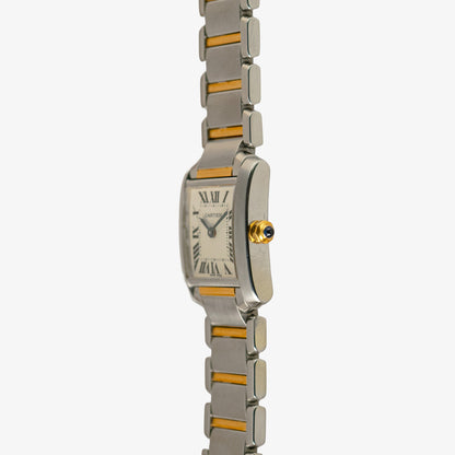Cartier Tank Française Small Two-Tone Silver Dial 20mm