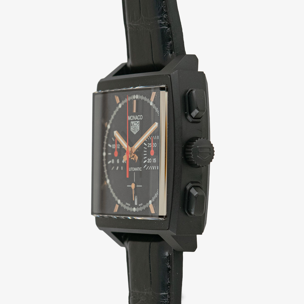 TAG Heuer Monaco "Dark Lord" Black Dial 39mm