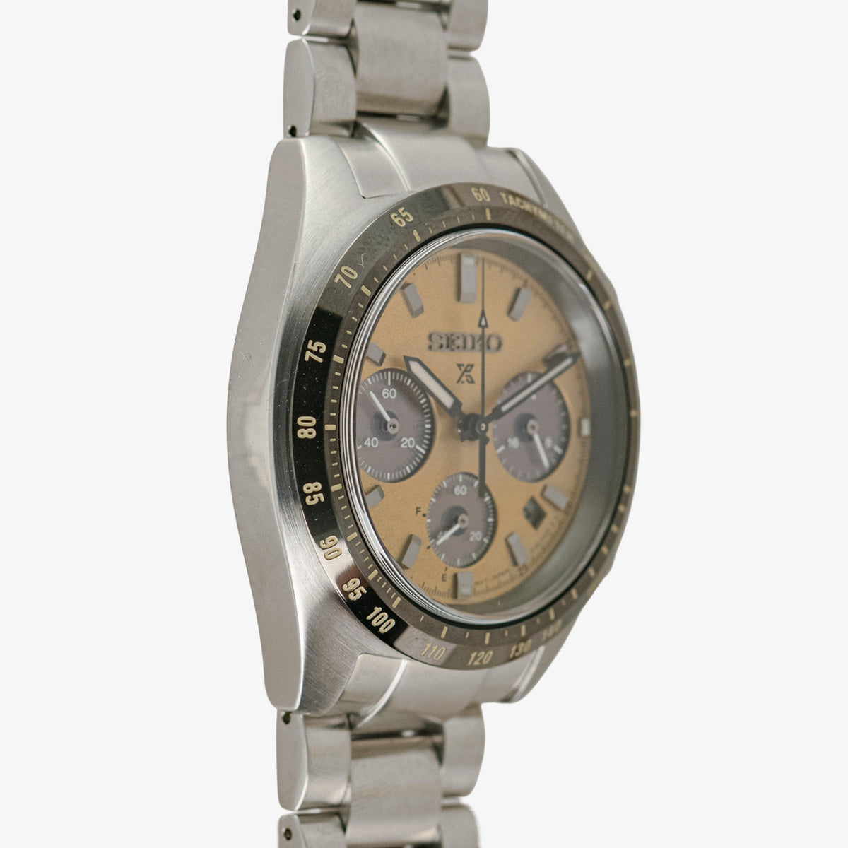 Seiko Prospex Speedtimer Solar Chronograph Sand Dial 39mm