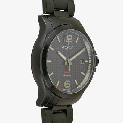 Longines Conquest V.H.P. Quartz Black Carbon 41mm