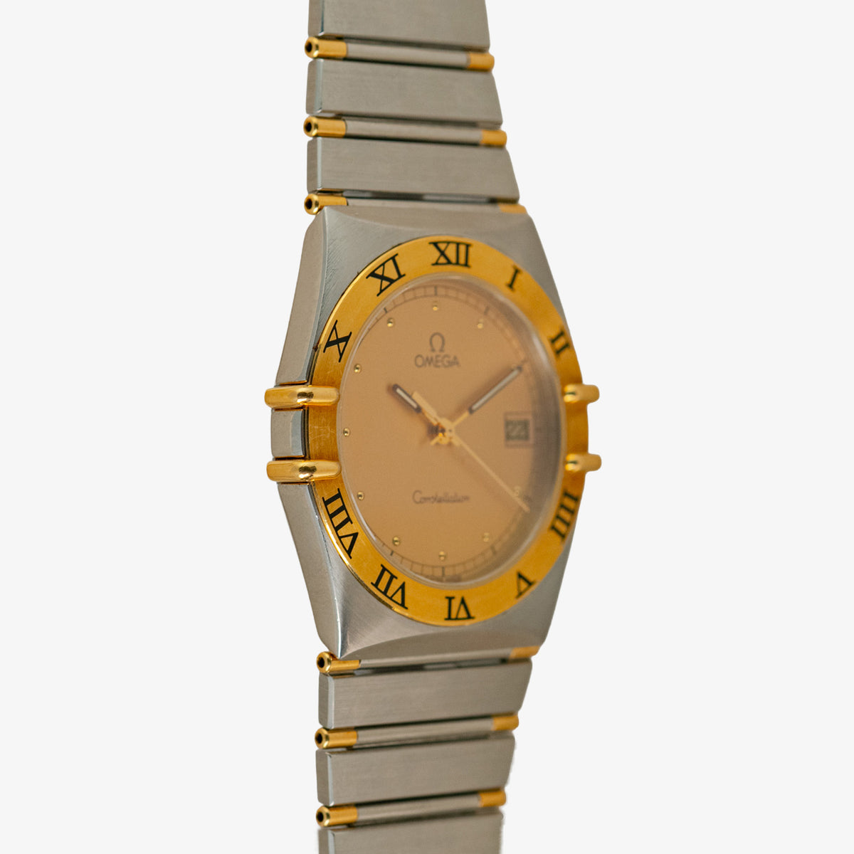Omega Constellation Manhattan Two-Tone Champagne Dial 33mm