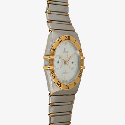 Omega Constellation Manhattan Day-Date Two-Tone Quartz 33mm