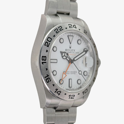 Rolex Explorer II "Polar" GMT Automatic White Dial 42mm