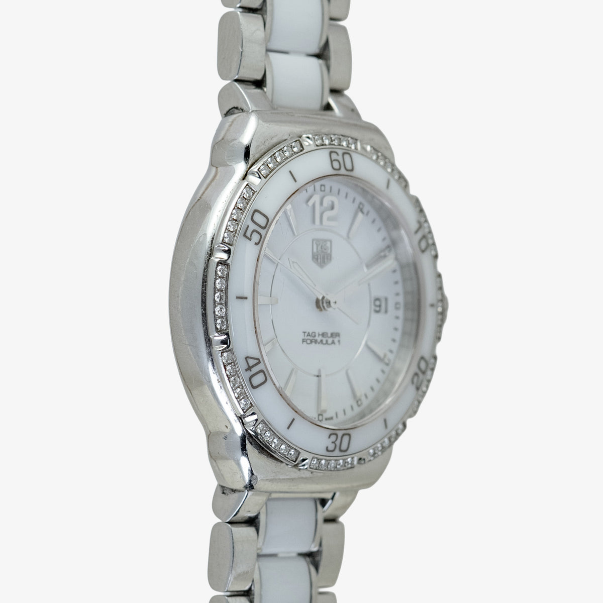 TAG Heuer Formula 1 Diamond WAH1213 White Dial 37mm