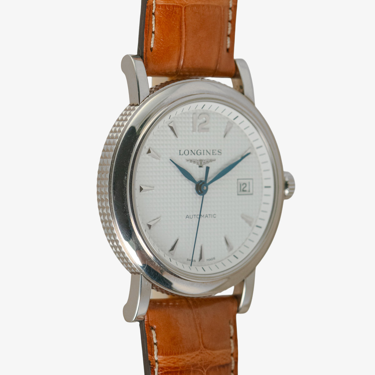Longines Clous de Paris Automatic Silver Dial 40mm