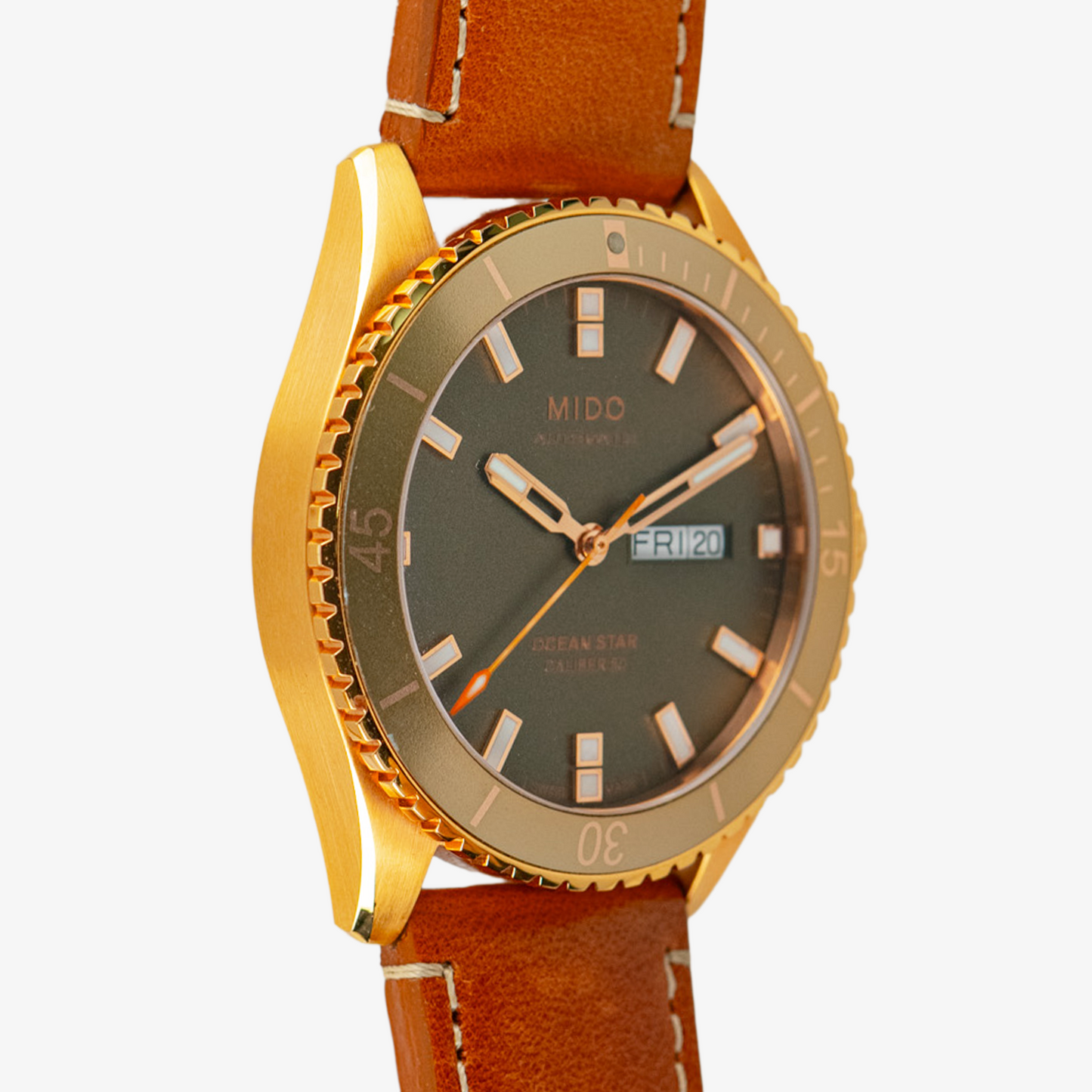 Mido Ocean Star Bronze Automatic Green Dial 42.5mm