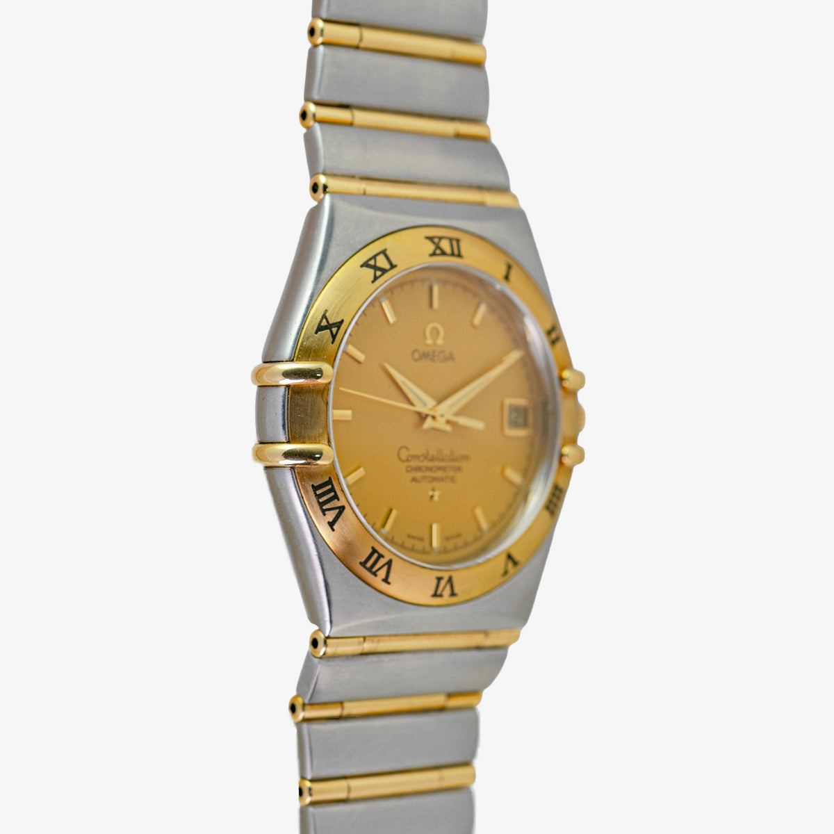 Omega Constellation Manhattan Two-Tone Champagne Dial 35.5mm
