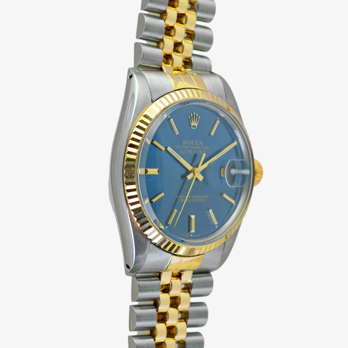 Rolex Datejust Two-Tone 16013 Blue Dial 36mm