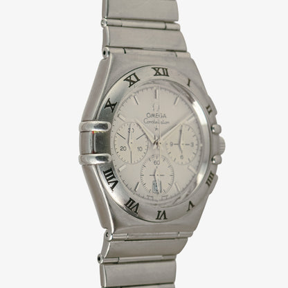 Omega Constellation Double Eagle Chronograph Silver Dial 39mm