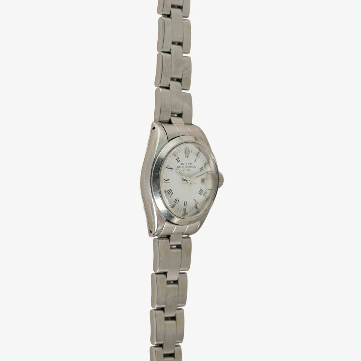 Rolex Oyster Perpetual Date 6916 White Roman Dial 26mm
