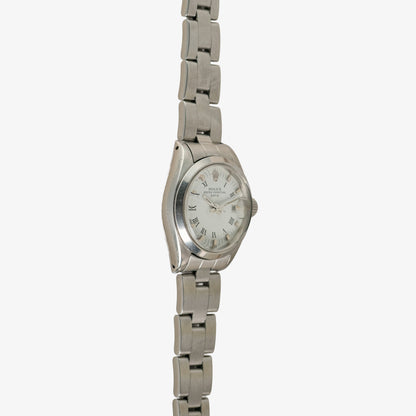 Rolex Oyster Perpetual Date 6916 White Roman Dial 26mm