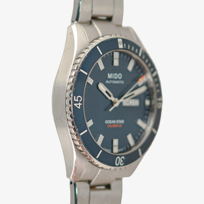 Mido Ocean Star Automatic Caliber 80 Blue Dial 42.5mm