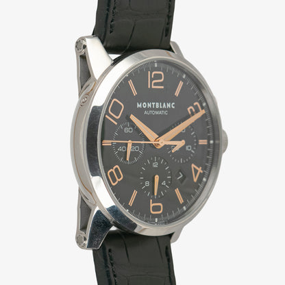 Montblanc TimeWalker Chronograph Black Dial Red Gold 43mm