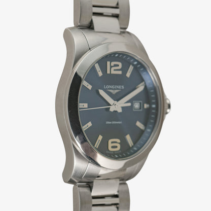 Longines Conquest Quartz Date Blue Dial 41mm