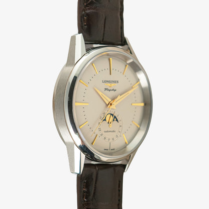Longines Flagship Heritage Moonphase Automatic Silver 38.5mm