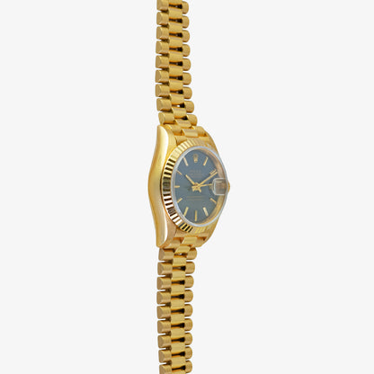 Rolex Datejust President 69178 Blue Dial 26mm