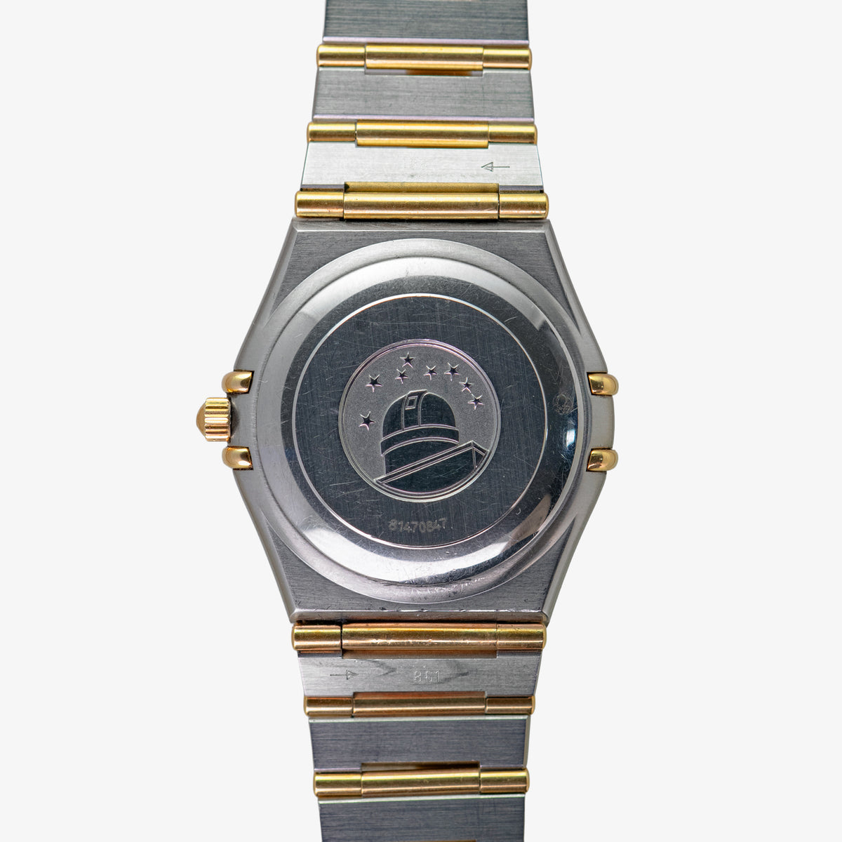 Omega Constellation Manhattan Two-Tone Champagne Dial 35.5mm