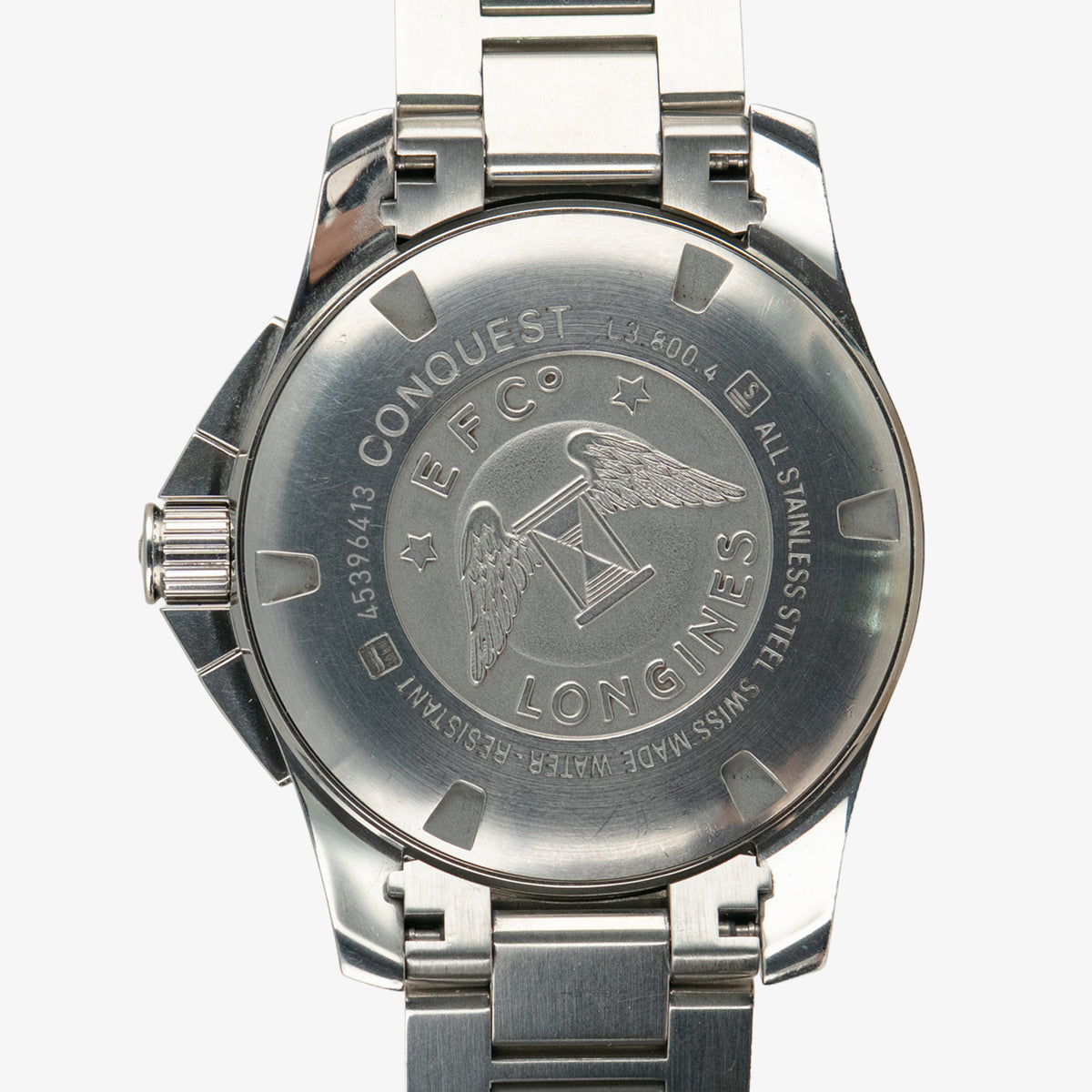 Longines Conquest Chronograph "1/100th" Silver Dial 41mm