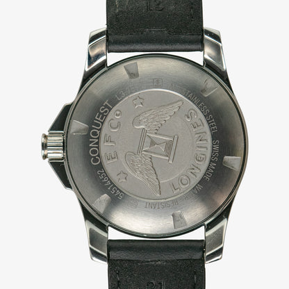 Longines Conquest Quartz Date Black Dial 42mm