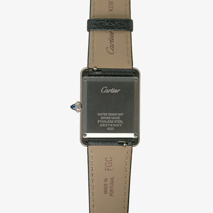 Cartier Tank Must Large Quartz Silver Dial 25.5mm