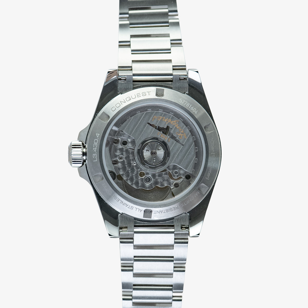 Longines Conquest Automatic Lavender Dial 34mm