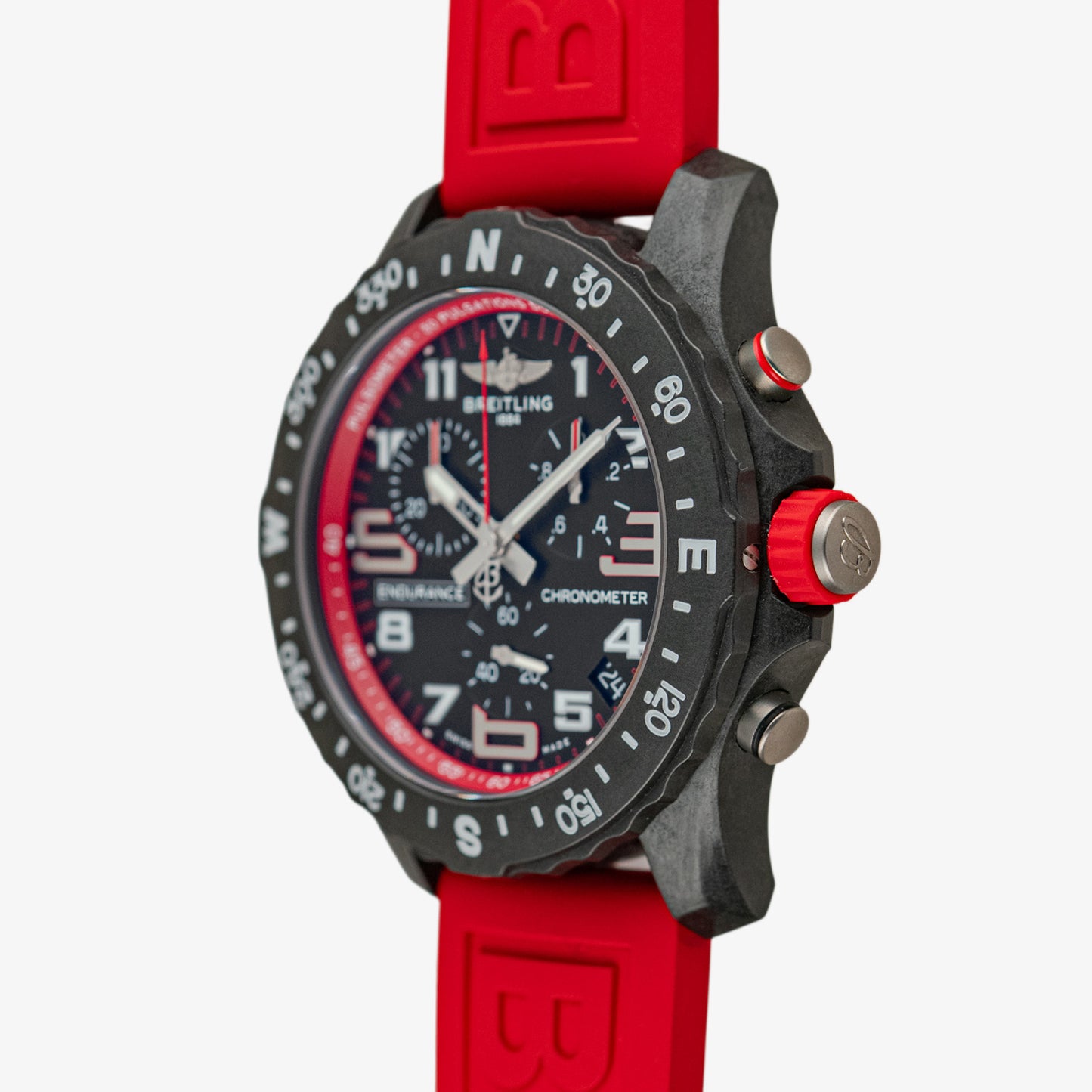 Breitling Endurance Pro Black/Red Quartz Chronograph 44mm