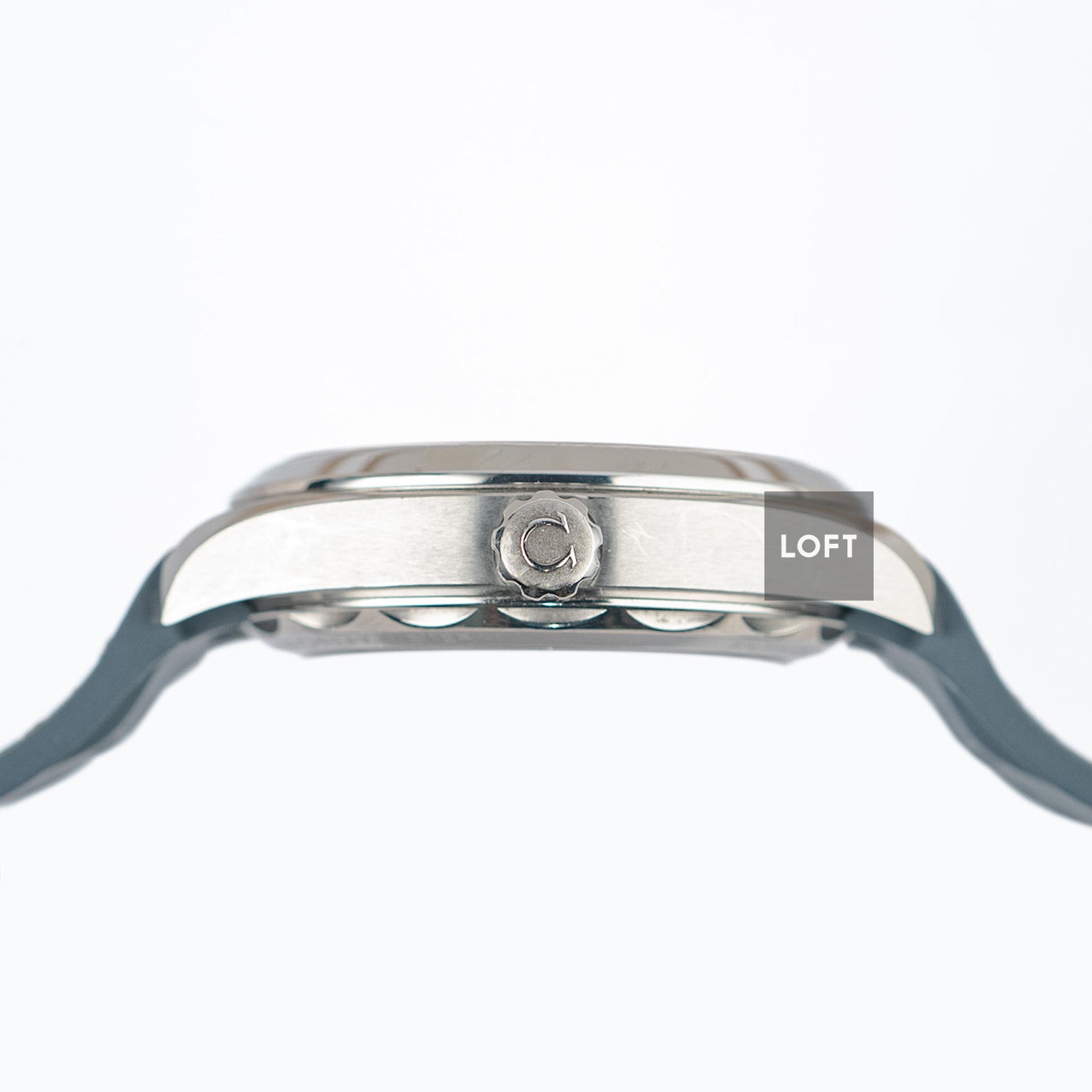 Omega Aqua Terra 150M Grey Blue Rubber Strap 41mm