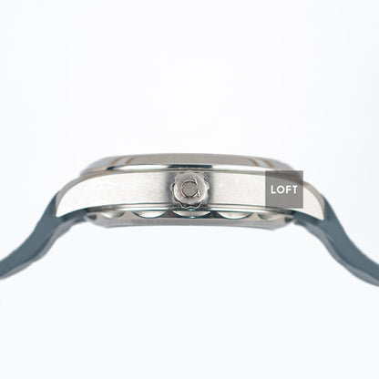 Omega Aqua Terra 150M Grey Blue Rubber Strap 41mm