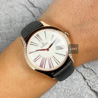 Omega De Ville Trésor 36 mm Oro Sedna y Diamantes