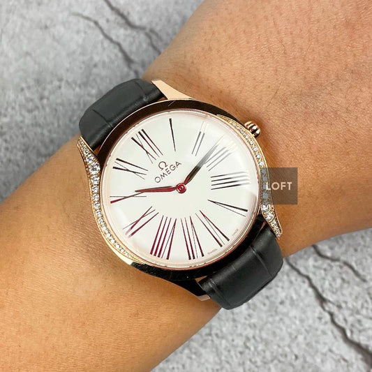 Omega De Ville Trésor 36 mm Oro Sedna y Diamantes