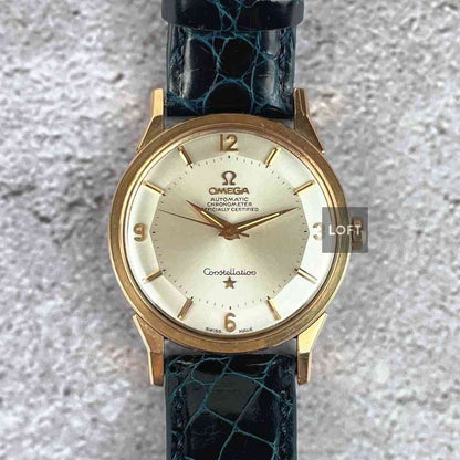 Omega Constellation "Pie-Pan" Acero/Oro 35 mm Vintage